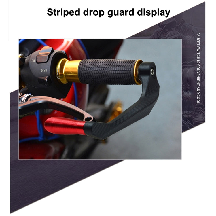 2 PCS Motorcycle Modification Accessories Striped Horn Shape Gear Brake Clutch Handbrake