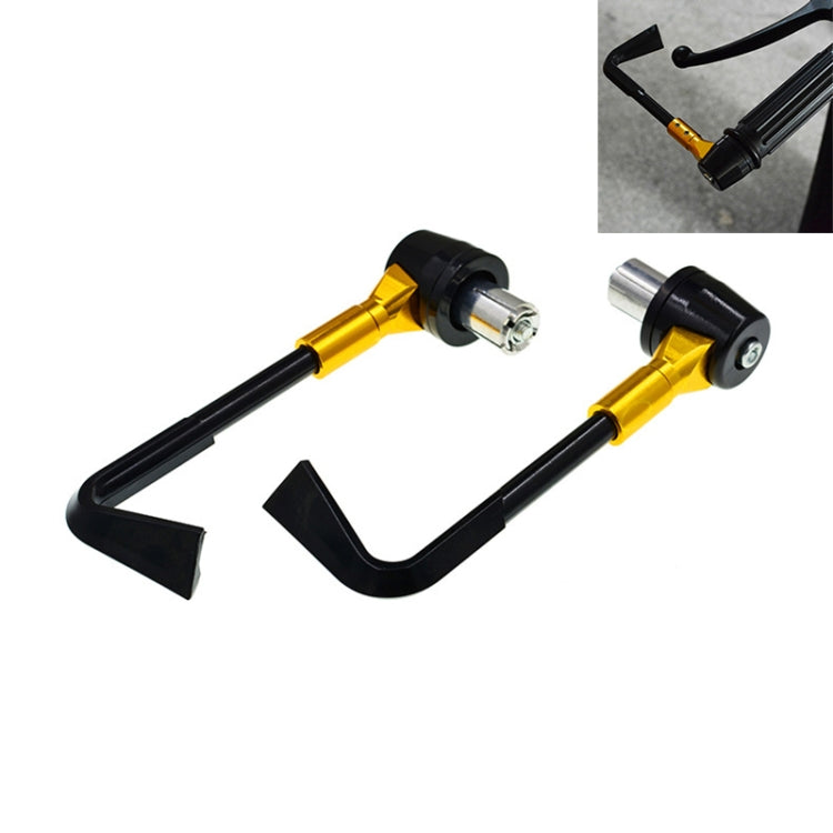 2 PCS Universal 22mm Shockproof Protection Rod CNC Horn Shape Handbrake Motorcycle Modification Accessories