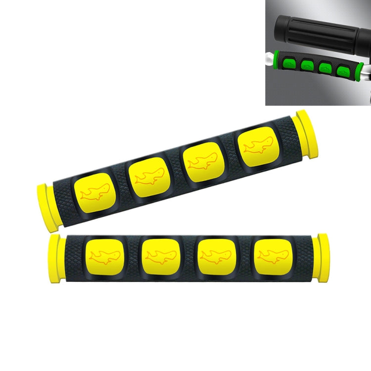 2 PCS Motorcycle Modification Accessories PVC Horn ShapeHand Grip Cover Handlebar Set