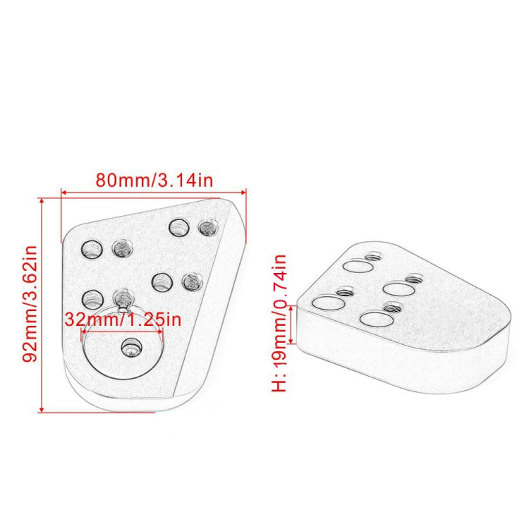 1 Pair Motorcycle Handlebar Riser for BMW R1200RT R1100RT R1150RT