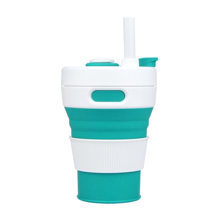 350ML Folding Portable Silicone Telescopic Drinking Coffee Cup Multi-function Silica Cup Travel