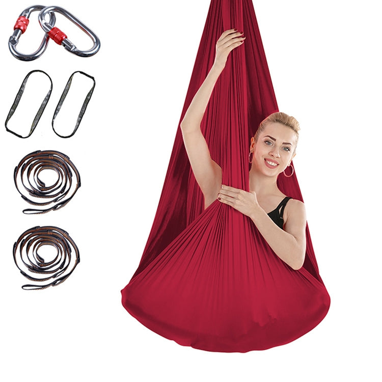 Indoor Anti-gravity Yoga Knot-free Aerial Yoga Hammock with Buckle / Extension Strap, Size: 400x280cm