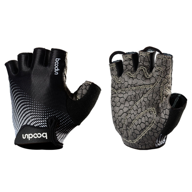 BOODUN 1096 Non-slip Wear-resistant Breathable Fitness Sports Silicone Gloves