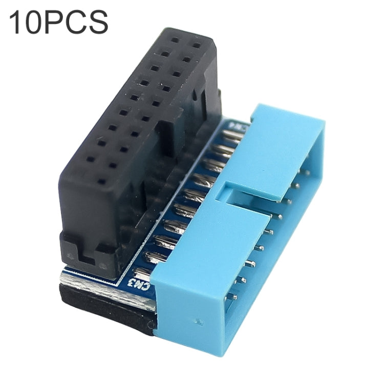 10 PCS 3.0 19P 20P Motherboard Male To Female Extension Adapter, Model: