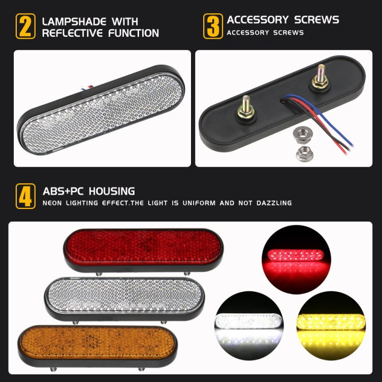 2 PCS 24LED Reflector Brake Light Turn Signal Light