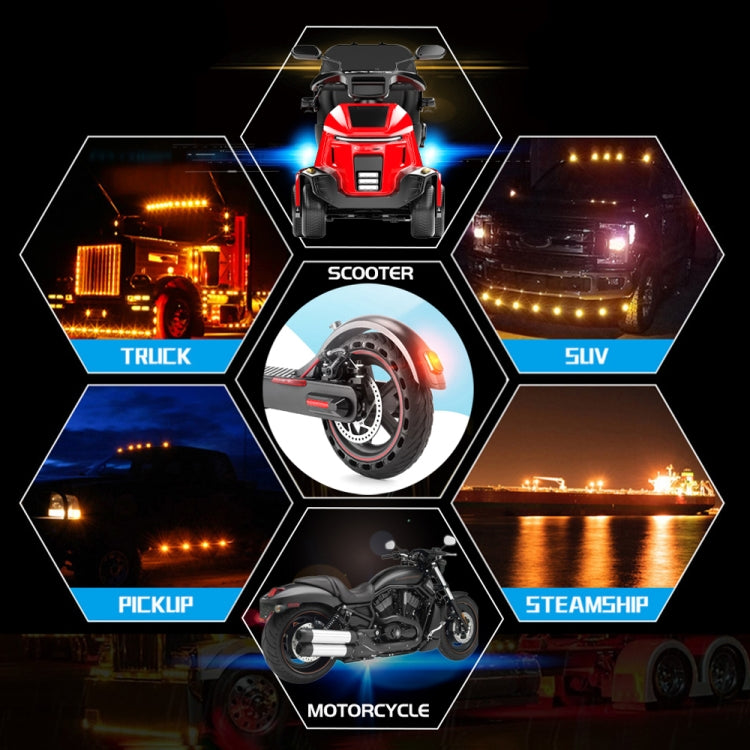 2 PCS 24LED Reflector Brake Light Turn Signal Light