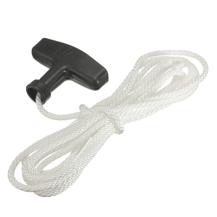 Lawn Mower Chainsaw Trimmer Universal Recoil Pull Start Handle with Rope Cord, Rope Length:5.5m