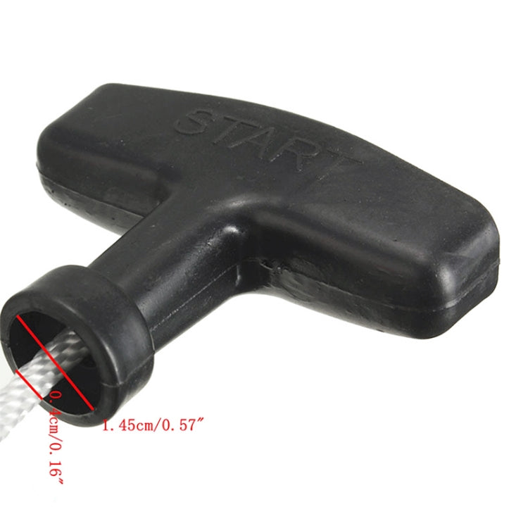 Lawn Mower Chainsaw Trimmer Universal Recoil Pull Start Handle with Rope Cord, Rope Length:5.5m