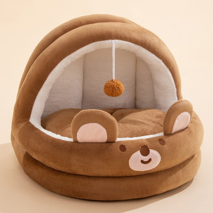 Semi-enclosed Cradle Pet Cat Bed Dog Kennel Pad Pet Supplies