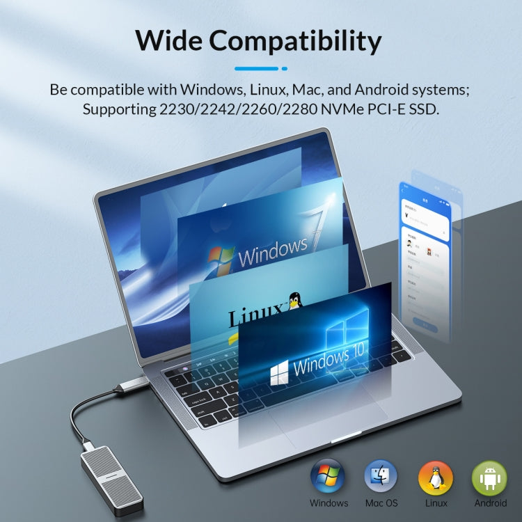 ORICO M.2 NVME 40Gbps SSD Enclosure