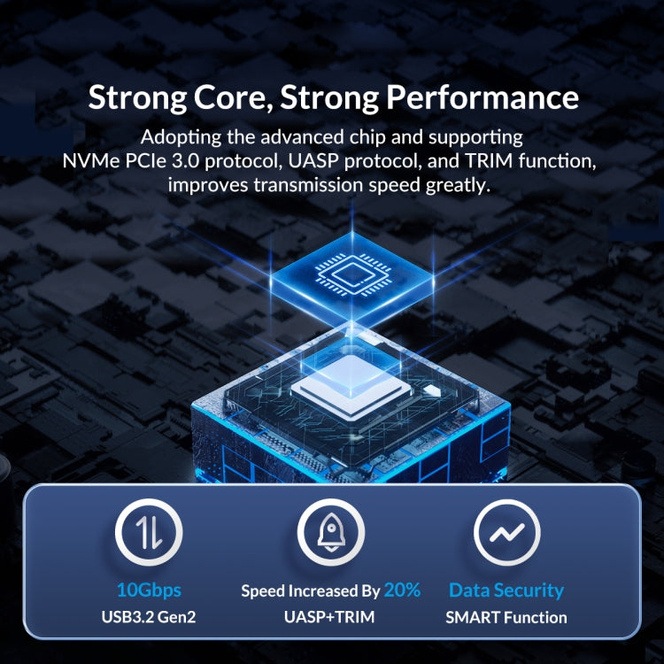 ORICO 10Gbps M.2 NVMe SSD Enclosure