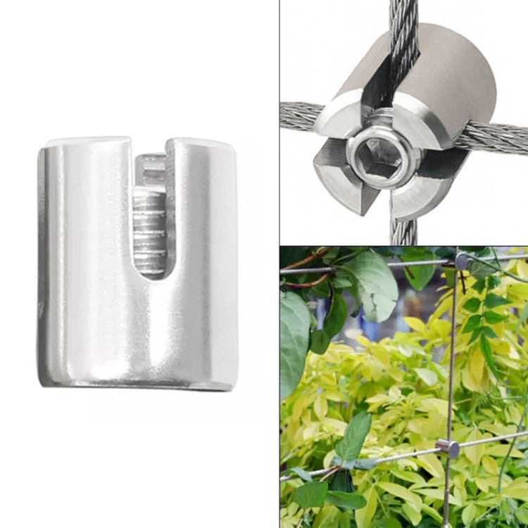 316 Stainless Steel Garden Wire Rope Cross Fixed Clip