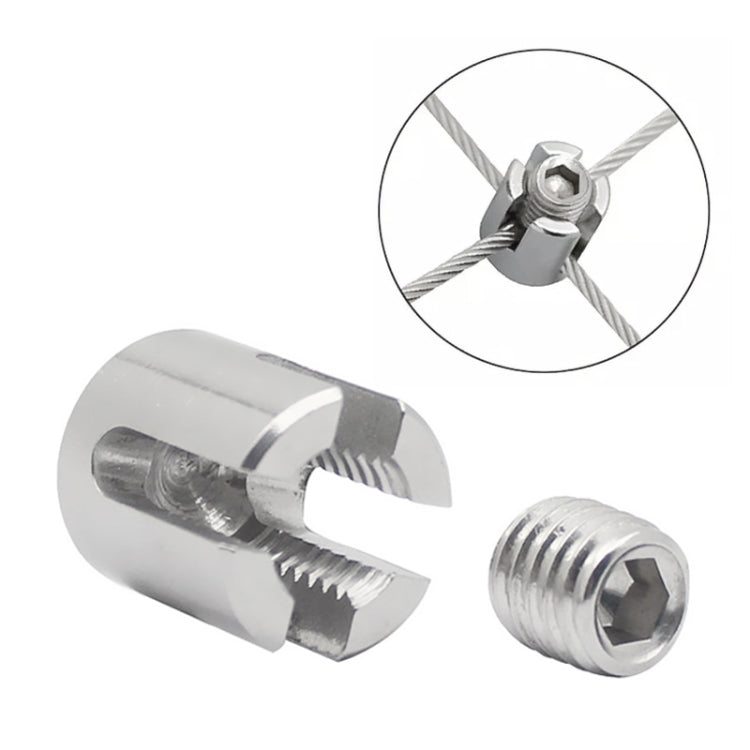 316 Stainless Steel Garden Wire Rope Cross Fixed Clip