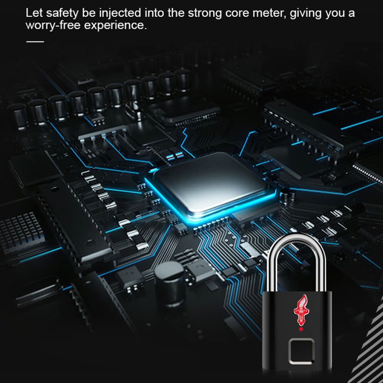 P16 5V Micro USB Charging Semiconductor Fingerprint Sensing TSA Padlock