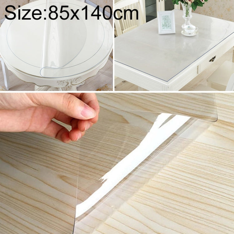 Transparent Soft Glass Tablecloth Household Waterproof Tablecloth PVC Table Mat, Thickness: 1mm