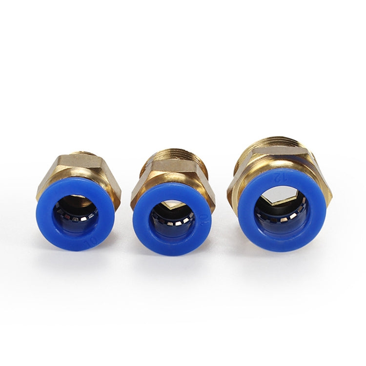 PC6-04 LAIZE 2pcs PC Male Thread Straight Pneumatic Quick Fitting Connector