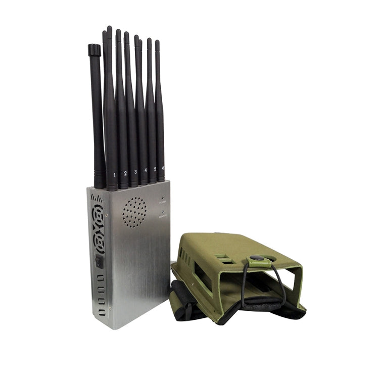 JAX-121A-12B 2G/3G/4G/WIFI/GPS/LOJACK Mobile Signal Jammer with Remote Control
