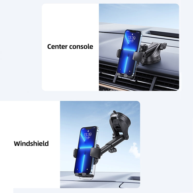 USAMS US-ZJ072 Car Center Console Retractable Transparent Holder