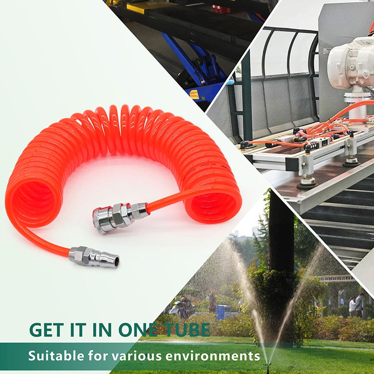 LAIZE Compressor Air Flexible PU Spring Tube without Connector