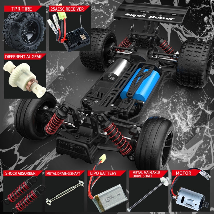 9306E 1:18 Full Scale Remote Control 4WD High Speed Car