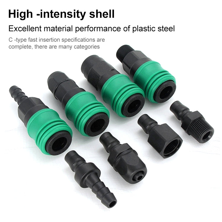 10pcs Plastic Steel C-type Self-lock Pneumatic Components