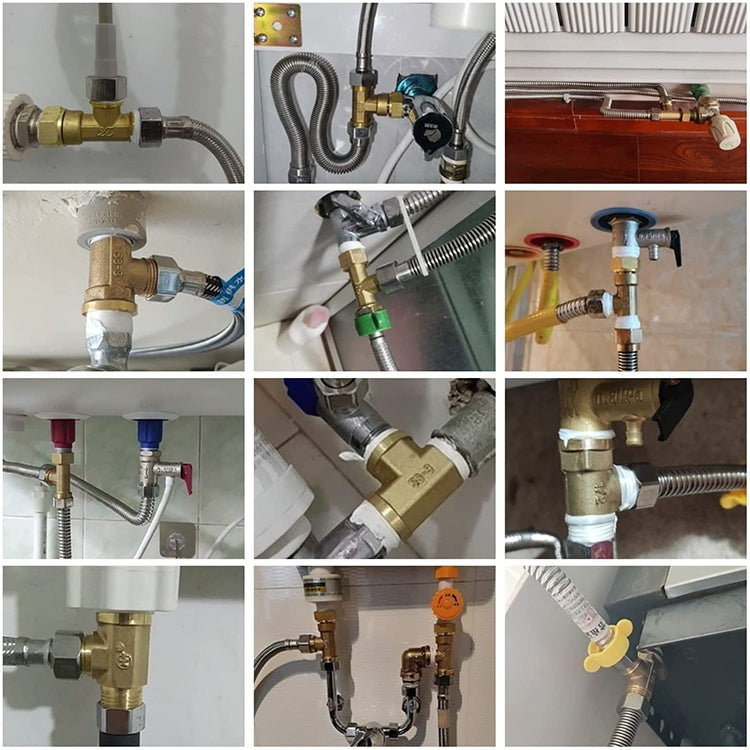 LAIZE External Thread Plumbing Copper Pipe Fittings