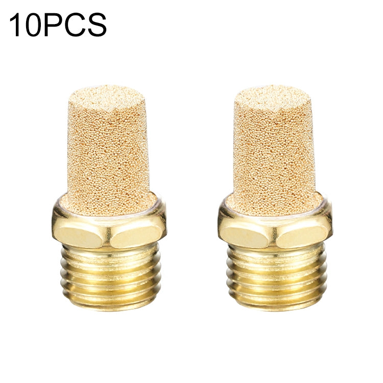 LAIZE Half Copper Long Pneumatic Muffler, Caliber:3 Point