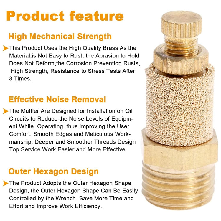 LAIZE Throttling Pneumatic Muffler