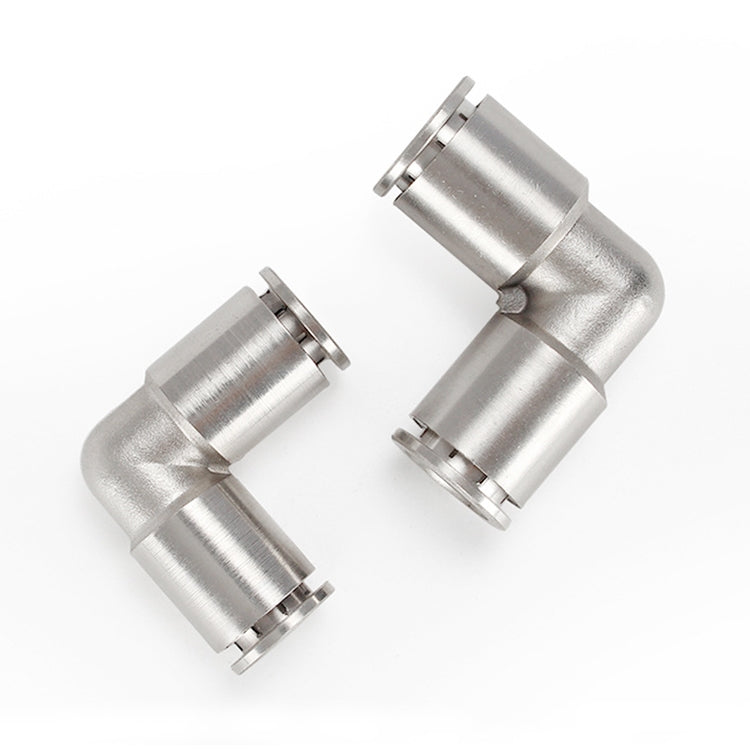 LAIZE Nickel Plated Copper Elbow Pneumatic Quick Connector