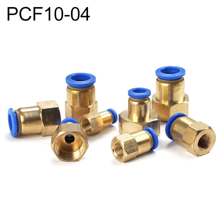 PCF6-03 LAIZE 2pcs Female Thread Straight Pneumatic Quick Connector