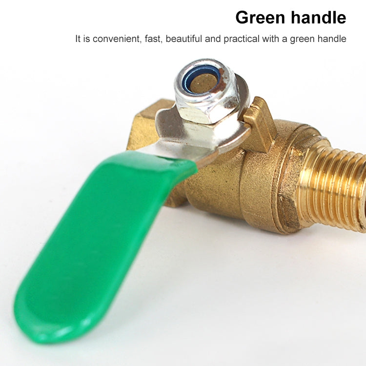 LAIZE Pneumatic Hose Connector Thickened Brass Ball Valve