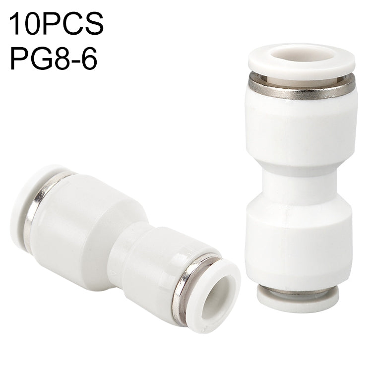 PG10-6 LAIZE 2pcsPG Reducing Straight Pneumatic Quick Fitting Connector