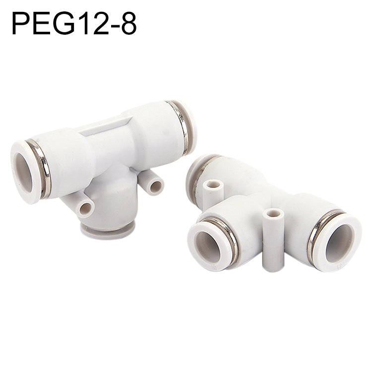 PEG6-4 LAIZE 2pcs PW T-type Tee Reducing Pneumatic Quick Fitting Connector