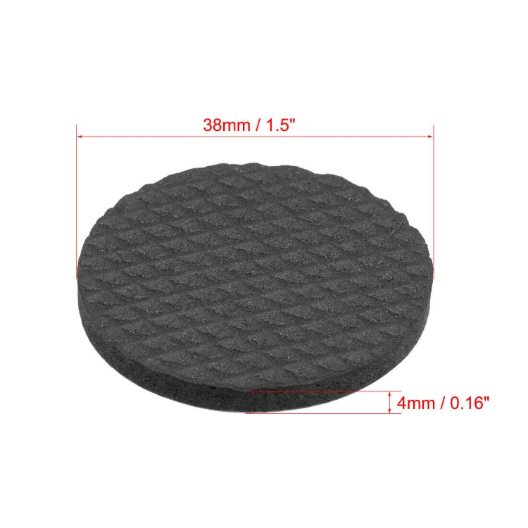 40 in 1 38mm Round Plaid EVA Table Sofa Slip-proof Noise-reducing Foot Pads