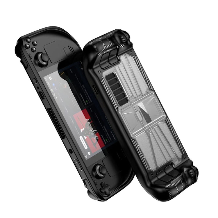 Shockproof PC + TPU Game Console Protective Case with Holder