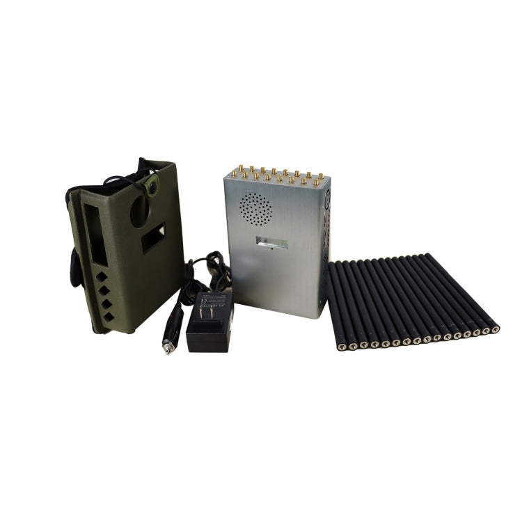 Handheld 18 Bands 2G 3G 4G 5G Wi-Fi GPS UHF VHF Cellphone Signal Jammer