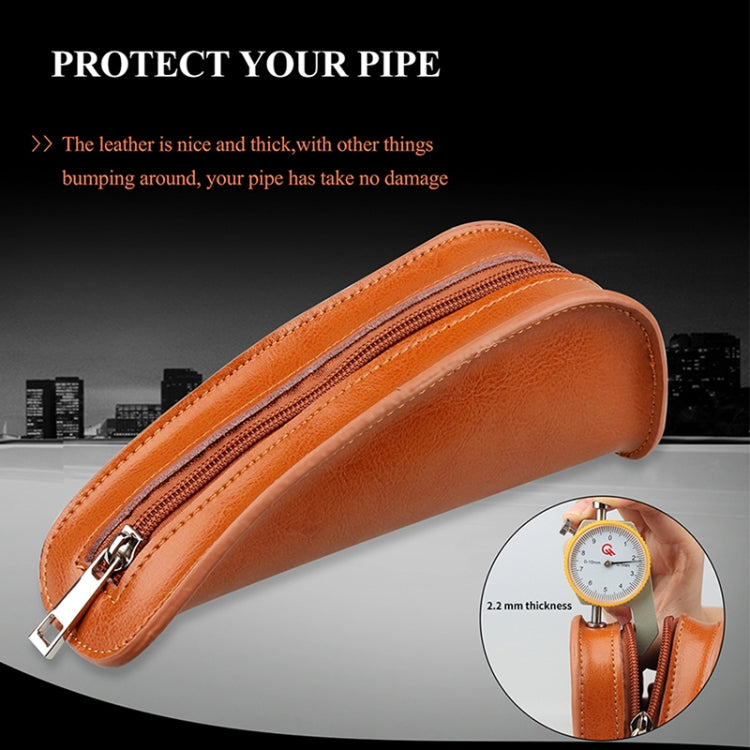 FIREDOG CL53 Portable Leather Smoking Set Smoking Bag