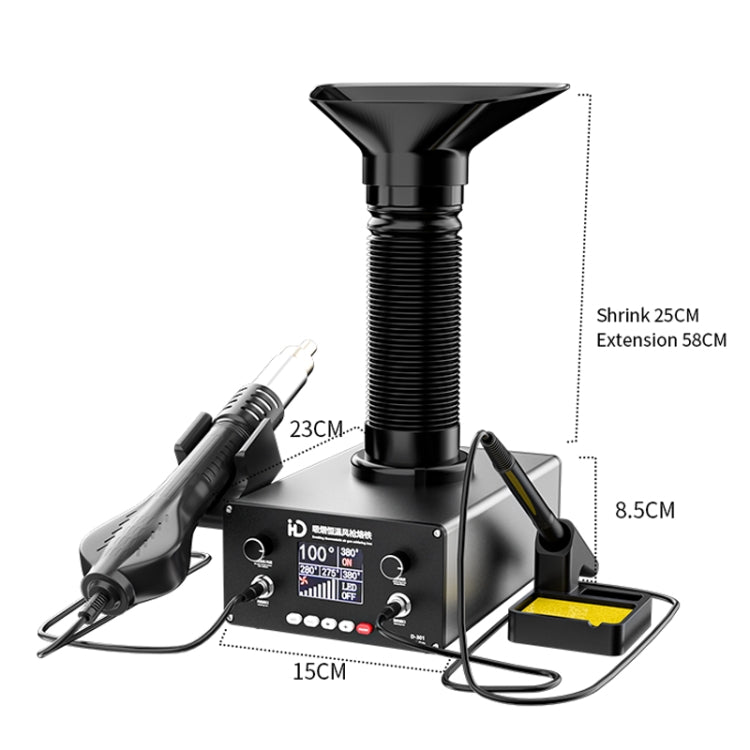 D301 Multifunctional Intelligent Smoking Constant Temperature Soldering Disassembly Rework Station