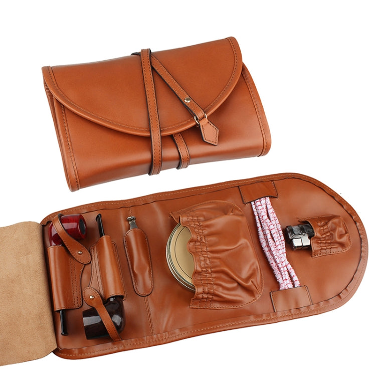 FIREDOG CL08 Leather Pipe Tobacco Storage Bag