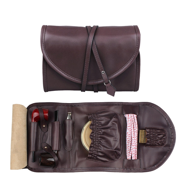 FIREDOG CL08 Leather Pipe Tobacco Storage Bag