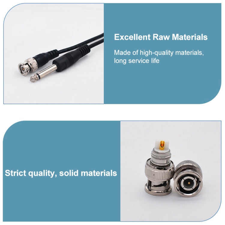 BNC Male To 6.35mm Plug Connection Cable