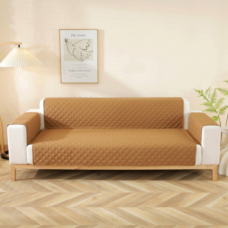 Double-sided Waterproof Pet Cushion Diamond Pattern Sofa Cover