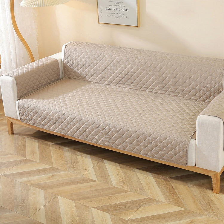 Double-sided Waterproof Pet Cushion Diamond Pattern Sofa Cover