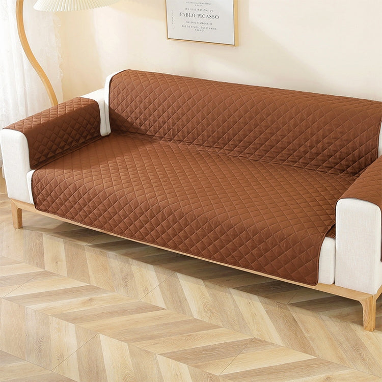 Double-sided Waterproof Pet Cushion Diamond Pattern Sofa Cover