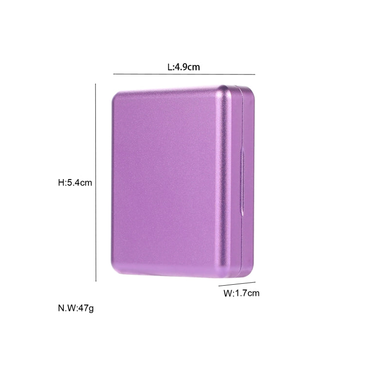 Aluminum Alloy Cigarette Case, Capacity:10 pcs