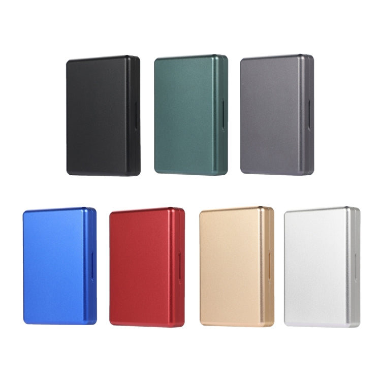 Aluminum Alloy Dust-proof Cigarette Case, Capacity:20 pcs