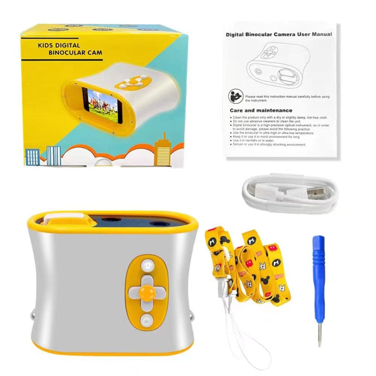 DT15 10X Magnification 2.4 inch IPS Screen Binocular Camera Digital Telescope