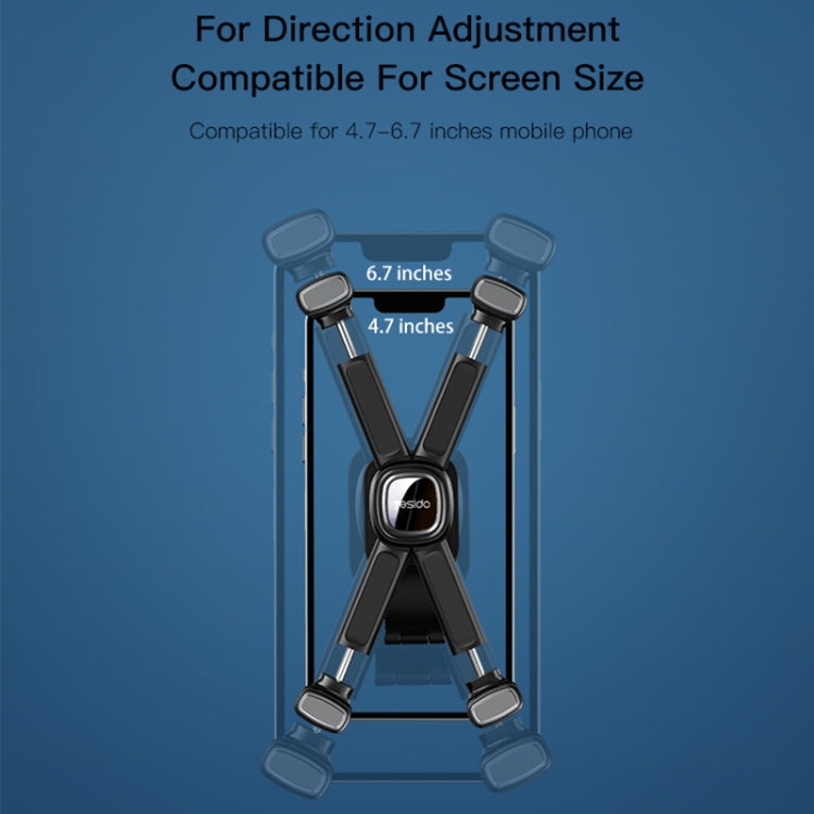 Yesido C191 4-axis Support Bicycle Handle Phone Holder