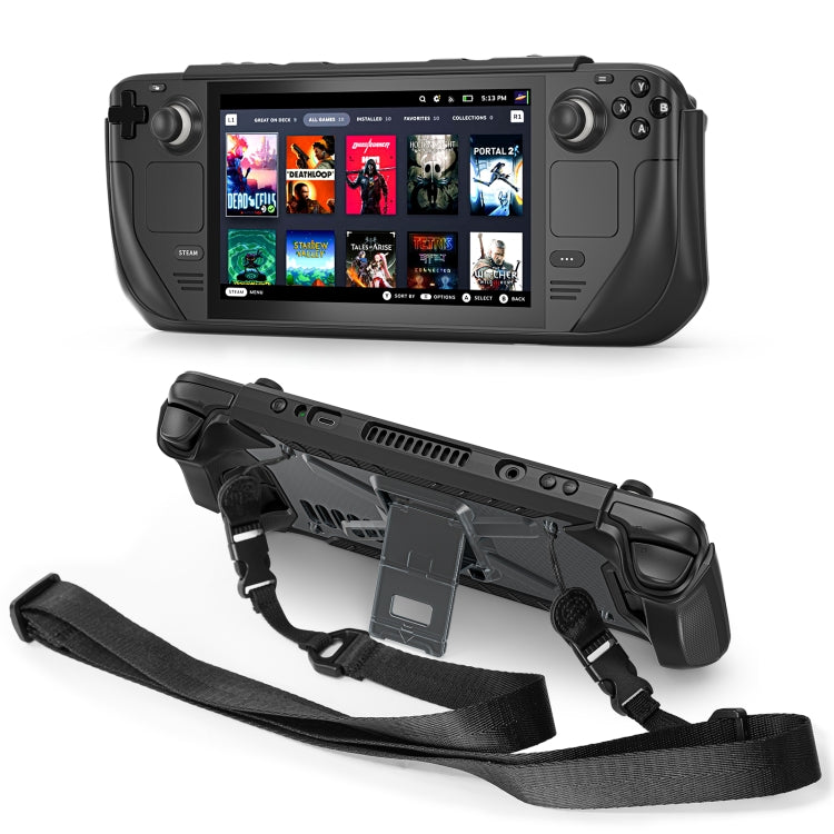 Shockproof Game Console Case with Holder & Shoulder Strap