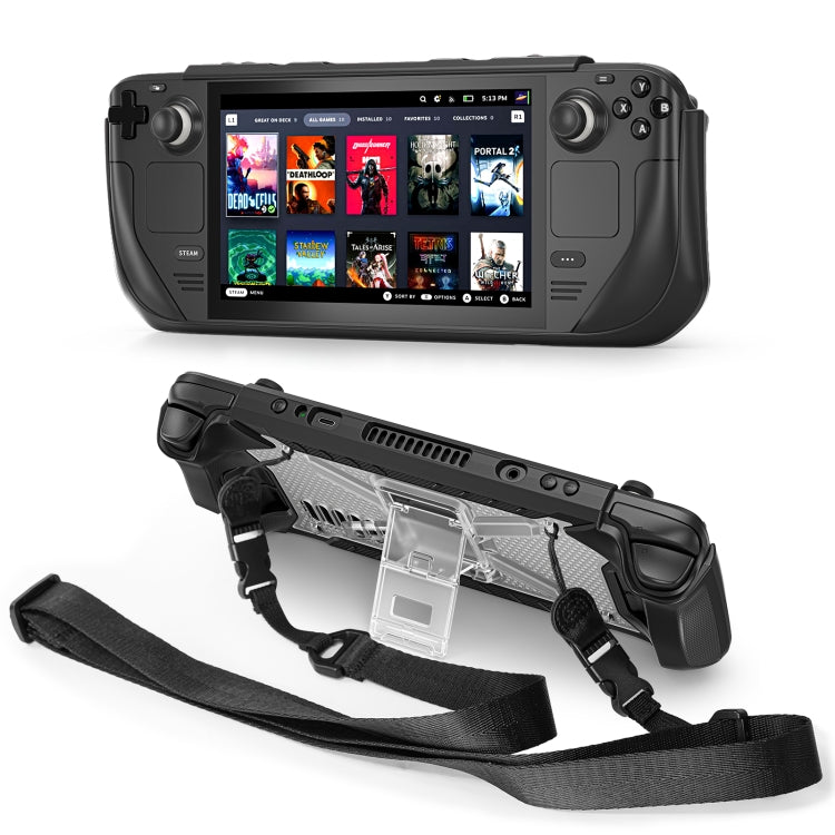 Shockproof Game Console Case with Holder & Shoulder Strap